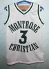 # 3 Kevin Durant Montrose Christian High School Retro Classic Basketball Jersey Mens Cousu Personnalisé Numéro et nom Maillots