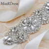 Bling Diamond Beaded Crystal Sashes Bridal Wedding Belts With Ribbon Luxury Jewelry Wedding Accessories Plus Size Real Picture In 8885011