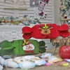 Noel Düğün Noel Dekorasyon Noel Sevimli Şeker Çanta Katlama Dokumasız Şeker Elma Çerez Hediye Çanta Yaratıcı Yeniden kullanılabilir Kılıfı