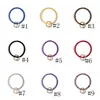 Silikonhandtag Key Ring Sequin Silicone Keychain Diamant Armband KeyRing Kvinnor Cirkel Armbandsbil Keychains Ring Wrist Strap GGA2578