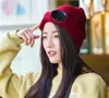 Sweater hat with thick knit hat aviator sunglasses multipurpose hat men and women ski cycling winter cold4377252