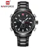 Naviforce Quartz armbandsur mens klockor topp märke lyx sport militär klocka män klocka rostfritt vattentät relogio masculino y19061905