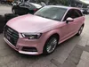 Pearl Matte Metallic Sakura Pink Vinyl Film Wrap Adhesive Sticker Car Wrapping Foil med Air Release Bubble Free