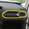 ABS Auto Co-piloot Seat Handvat Trim Decoratie Ring Voor Jeep Renegade 2016 2017 2018 Interieur Accessoires2143