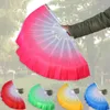 5 Colors Chinese Silk Hand Fan Belly Dancing Short Fans Stage Performance Fans Props for Party