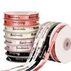 Ribbon Roll Statin Gifts Wrapping Belt 25 meter Handgjorda tårta Presentkorg Dekoration Bow Festival Födelsedagsfest Dekorativa Bälte Craft Supplies