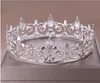 Europa och USA Full Circle Crown Crown Tiara Bridal smycken bröllop med huvudbonad