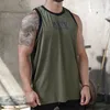 Erkekler hızlı kuru fitness yelek tank üst kolsuz gömlek vücut geliştirme fanila spor egzersiz egzersiz spor singlet koşu stringer8604018