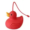 Creative Little Yellow Duck Silicone Tea Infuser Strainers Filter Tea Set Kitchen Accessories Tea Cup Strainer