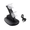 USB Dual Gamepad Charger Controller Game Controller Power Supply Charging Station Stand For Sony Playstation 4 PS4 High Quality FAST SHIP