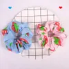 Haar scrunchies fluweel, chiffon en satijnen elastische haarbanden scrunchie bobbles zachte touwen paardenstaart houder haaraccessoires