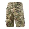 Men Tourism Hiking Shorts Quick Dry Large Multi Pocket Loose Outdoor Climbing Training Tactical Camouflage Cargo Short Trousers2249330