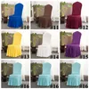 16 Kolory Solid Chair Cover z Spódnicą wokół Krzesła Dno Spandex Spódnica Pokrywa Krzeseł na Party Krzesła Dekoracji Obejmuje CCA11702-2 60szt