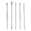 5PCS Stainless Blackhead Comedone Remover Needle Blmish Pimple Pin Acne Extractor Face Clean Tool