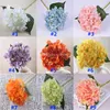 Artificial Flowers Hydrangea Flower Head Fake Silk Single Real Touch Hydrangeas Wedding Party Home Decorations Free DHL HH7-2033