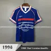 98 Retro VINTAGE heren voetbalshirts #10 ZIDANE #12 HENRY MAILLOT DE FOOT 98 Thailand Kwaliteit kids set uniformen Voetbalshirts shirt