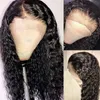 Diva1 Hd Transparent frontal wig deep wave curly pre plucked 360 full lace closure for black women 150% density