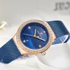 Kvinnor tittar på Naviforce Fashion Casual Quartz Watches Ladies Waterproof Wristwatch rostfritt stål Girl Clock Relogio Feminino329g