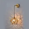 Japanese Flower Glass Wall Light Fixture Vintage Sconce Wall Light Home Indoor Decoration LED Lamp For Bedroomliving Room5361216