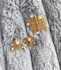 Moda-Sıcak Yeni Raflar Yaratıcı Altın Kaplama Izgara Barok İnci Kristal Elmas Serisi Küpe / Broş Seti Bayanlar