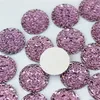 100pcs 20 mm żywica okrągła płaska żywica kryształy kryształy i kamienne koraliki Scrapbooking Crafts Akcesoria biżuterii ZZ414236V