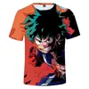 Camiseta con estampado 3D de My Hero Academia de Anime japonés para hombre y mujer, camisetas divertidas de manga corta con cuello redondo a la moda de verano, disfraces de Cosplay 316x