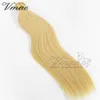 VM VMAE 18 tot 26 inches Keratin Fusion 9A Grade Braziliaanse blonde u tip Nail Virgin Rechte Pre-Bonded Menselijk Hair Extensions