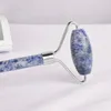 Facial Jade Roller Massager Natural Stone Blue Spot Face Lift Roller Massage Tools Anti Wrinkle Cellulite China Traditional Spa Beauty Skin Care Tool
