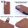 2021 Luxus Walnuss Flip Leder Benutzerdefinierte Blanko Handyhüllen für iPhone 7 8 Plus 11 12 Pro Xs Max Back Cover Shell Großhandel