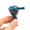 Raucherzubehör Dicke Pyrex-Glasschale mit 14 mm 18 mm männlichem Kräuter-Wasserpfeifen-Tabak-Bong-Stück für Bongs-Wasserpfeifen