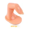 Plastic Finger chiodo di pratica per manicure Allenamento con / senza punta di arte display unghie finte pratica Dita faux ongles falso modello NA451