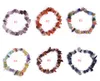 Multicolor defekte Naturstein Perlen Armbänder für Frauen Heilung Kristall Quarz Stein Elastizität Armband Herren Modeschmuck Geschenk