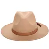 2019 automne hiver soleil chapeaux femmes hommes doux chapeau classique large bord feutre disquette cloche chapeau chapeau imitation laine casquette