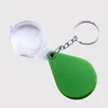 10X Plastic Portable Folding Keychain Magnifier Reading Glass Handheld Magnifying Loupe Key Parts Fast Shipping F2536
