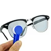 Mini mikrofiber gözlükler gözlük temizleyici klips fırça gözlükleri güneş gözlüğü temizleme mikrofiber fırça temizleyici ev ofis kolay seyahat po