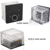 Solar ice brick LED Lamps Path & Garden Landscapes Accent Lighting, , Cool White, Waterproof, Outdoor landscape light CRESTECH