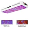 1200W LED Grow Light, Full Spectrum for Plants Veg and Flower with Double Switch Dual Chip, Daisy Chain, UV IR, Adjustable Rope Hanger