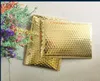30pcs Lot 18x23cm Altın Renkli Poli Kabarcık Posteri Mor Kendi Mühür Yastıklı Zarflar Posta Çantaları Yastıklı Postalar Zarf200E