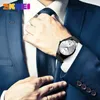 SKMEI Mens Watches Top Brand Luxury 3Bar Waterproof Calendar Watch Men Alloy Straps Quartz Wristwatches relogio masculino 9140238p