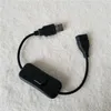 USB A male to female only charge power supply extenstion cable + switch on/off