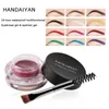 Handaiyan Eyebrow color Pomade Eyeliner Super Waterproof Long-lasting Easy to Wear Non Decoloring Multi Color Makeup Brows Cream Gel