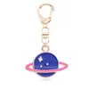 Cute Enamel Charms Brelok 5 sztuk / partia Kawaii Zwierząt Żółtów Królik Dinozaur Star Wisiorek Key Ring Chain Torebka Kobiet Torba Akcesoria