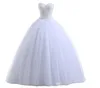 2019 White Ivory Beaded Sweetheart Tulle Ball Gown Wedding Dress New Floor Length Bridal Gowns Wedding Dresses Vestidos De Novia