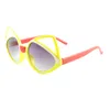 キッズサングラスUV400フォックス漫画の形の子供太陽メガネかわいい眼鏡6色卸売