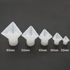 Triangle Vertebral Silikonformar DIY Epoxi hartsformar med cylinderhållare för smycken Polymer Clay Craft gör 60mm 50 mm 40mm