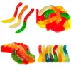 20 Gat Gummy Snake Worms Schimmel Siliconen Chocolade Suiker Snoep Jelly Mallen Ice Tube Tray Mold Bakken Taart Tools1561629