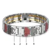 Male Bracelet 2019 Popular Fashion Dropshipping Bracelets & Bangles Charm Germanium Magnetic H Power Titanium Bracelet
