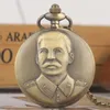 Классический антикварный сталин дизайн Quartz Pocket Watch Countrace Watch Watches Retro Steampunk Pendant Men Женщины подарки на день рождения подарки