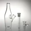 7 Cal szklana zlewka Bong z 14mm żeńskimi fajkami wodnymi Downstem męska miska gruba butelka Dab Rig bonga wodne Recycler Medium Rigs