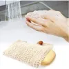 Versäubern Mesh Soap Saver Beutel Halter für Dusche Bad Schäumen Natürliche Bad Tasche Sisal Dusche Seife Tasche dc632